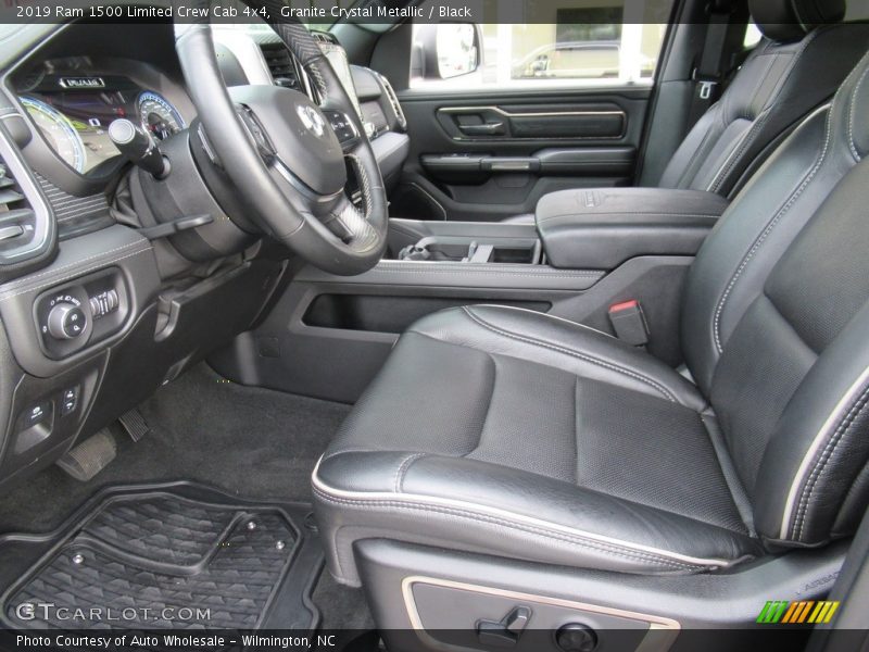 Granite Crystal Metallic / Black 2019 Ram 1500 Limited Crew Cab 4x4