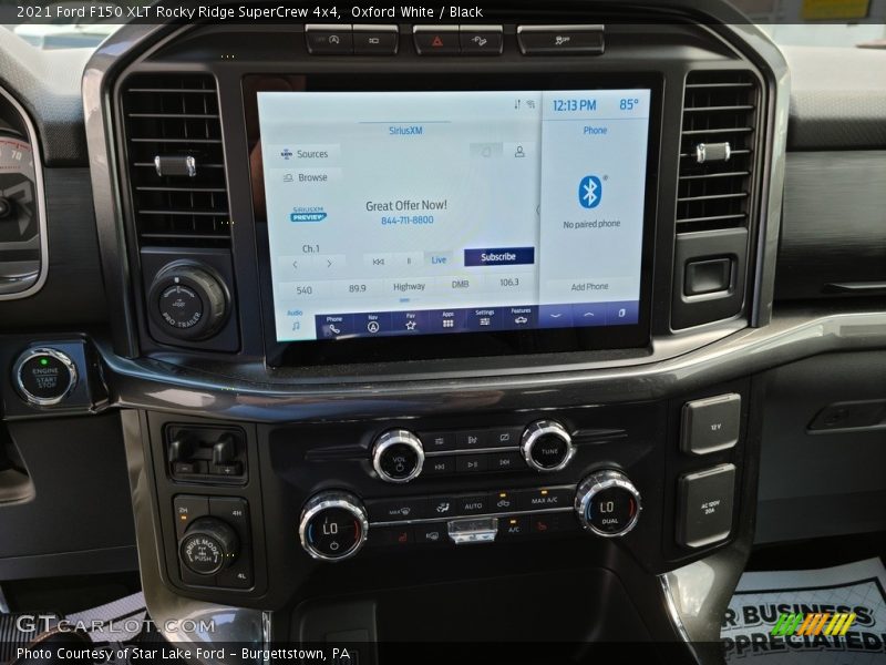 Oxford White / Black 2021 Ford F150 XLT Rocky Ridge SuperCrew 4x4