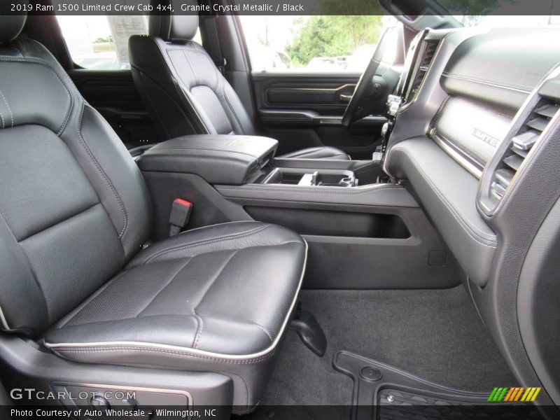 Granite Crystal Metallic / Black 2019 Ram 1500 Limited Crew Cab 4x4