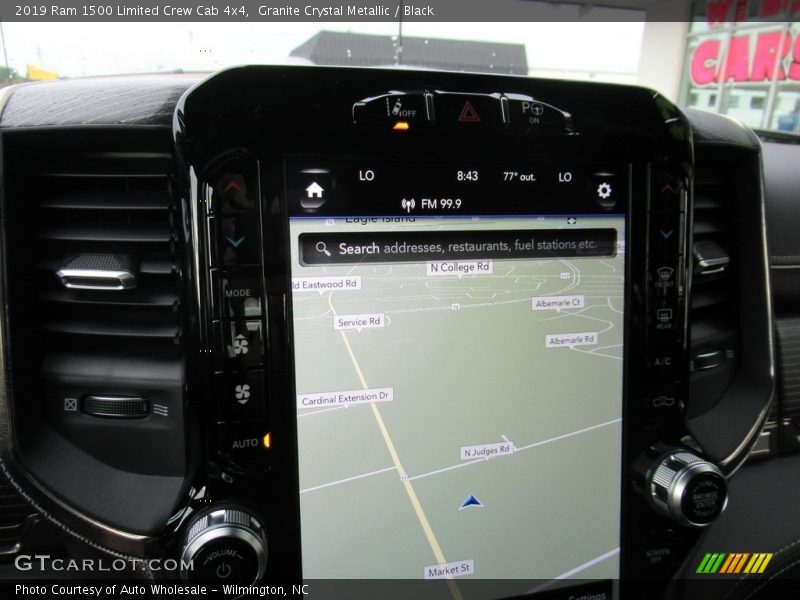 Granite Crystal Metallic / Black 2019 Ram 1500 Limited Crew Cab 4x4
