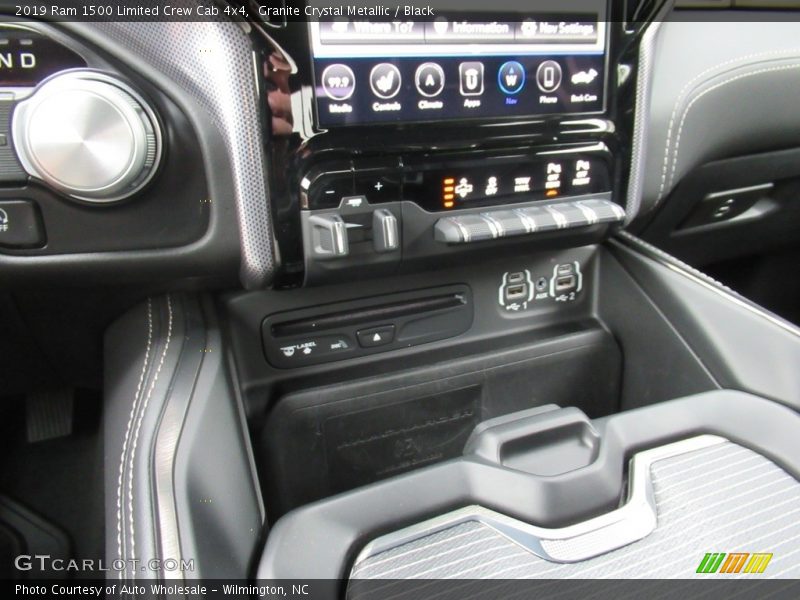 Granite Crystal Metallic / Black 2019 Ram 1500 Limited Crew Cab 4x4