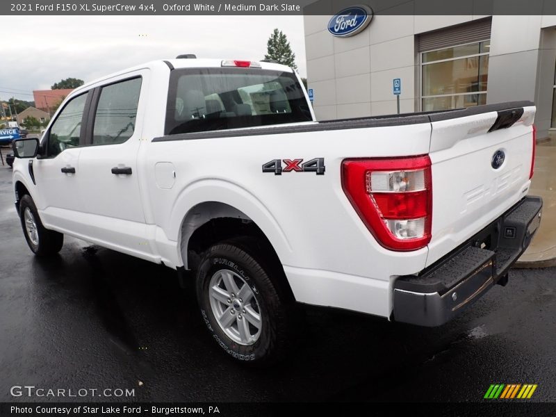 Oxford White / Medium Dark Slate 2021 Ford F150 XL SuperCrew 4x4