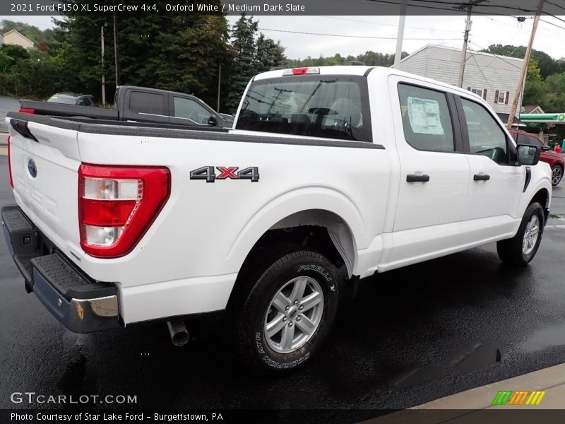 Oxford White / Medium Dark Slate 2021 Ford F150 XL SuperCrew 4x4