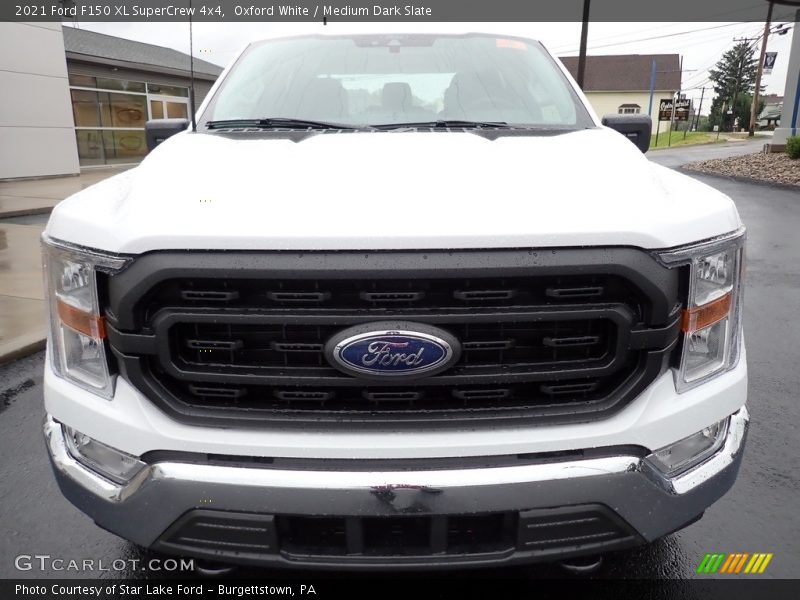 Oxford White / Medium Dark Slate 2021 Ford F150 XL SuperCrew 4x4