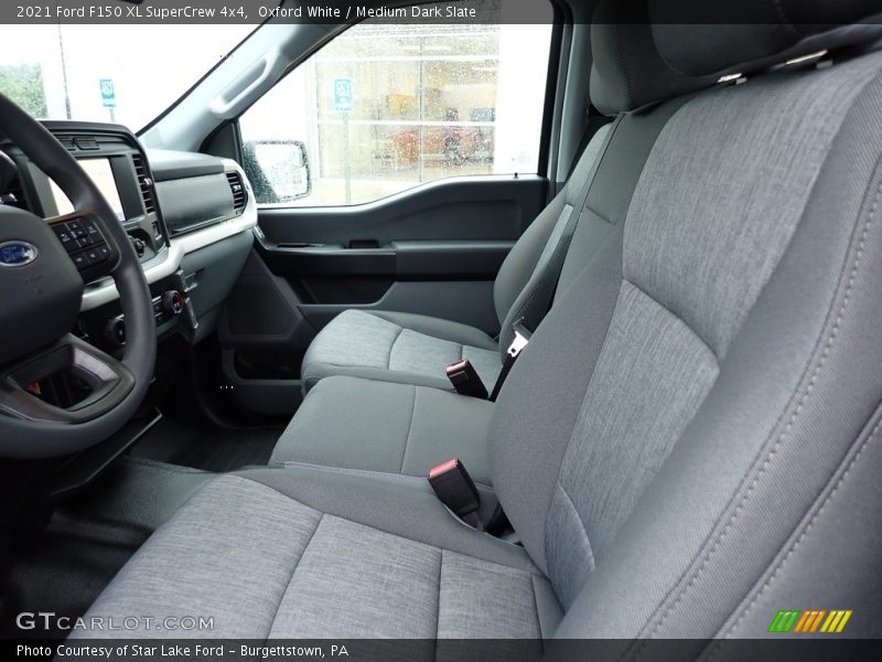 Front Seat of 2021 F150 XL SuperCrew 4x4