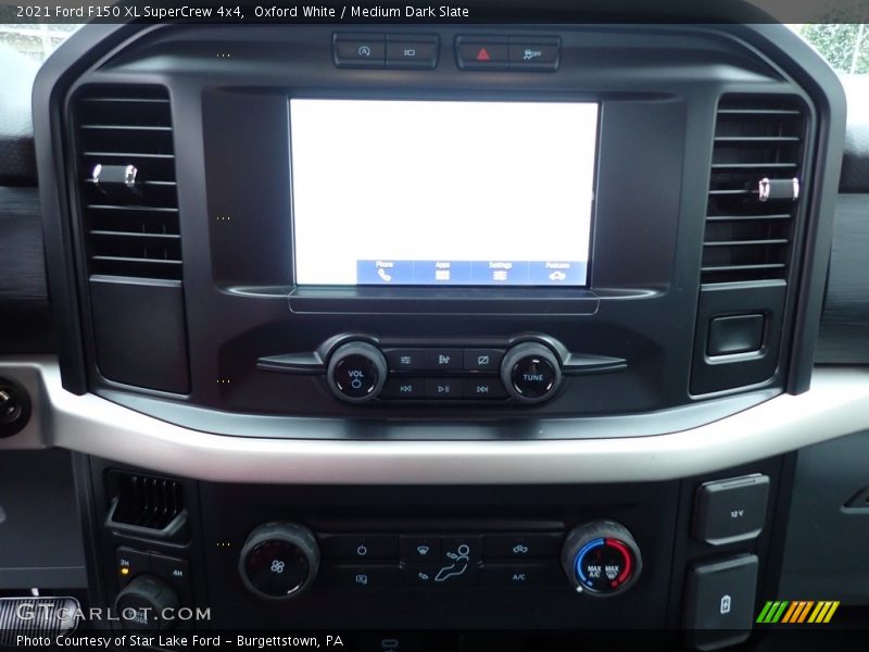 Oxford White / Medium Dark Slate 2021 Ford F150 XL SuperCrew 4x4