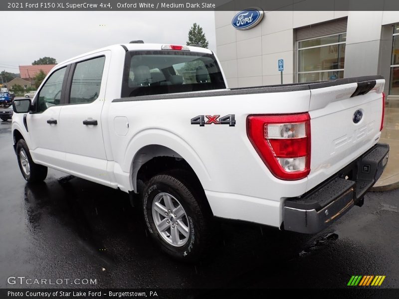 Oxford White / Medium Dark Slate 2021 Ford F150 XL SuperCrew 4x4