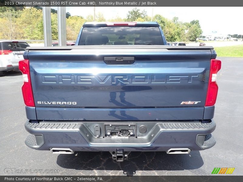 Northsky Blue Metallic / Jet Black 2019 Chevrolet Silverado 1500 RST Crew Cab 4WD