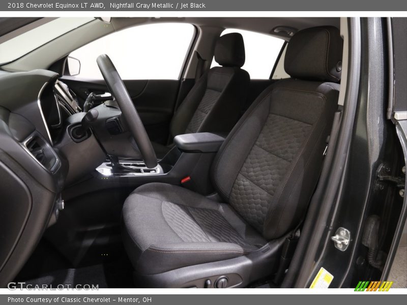 Nightfall Gray Metallic / Jet Black 2018 Chevrolet Equinox LT AWD