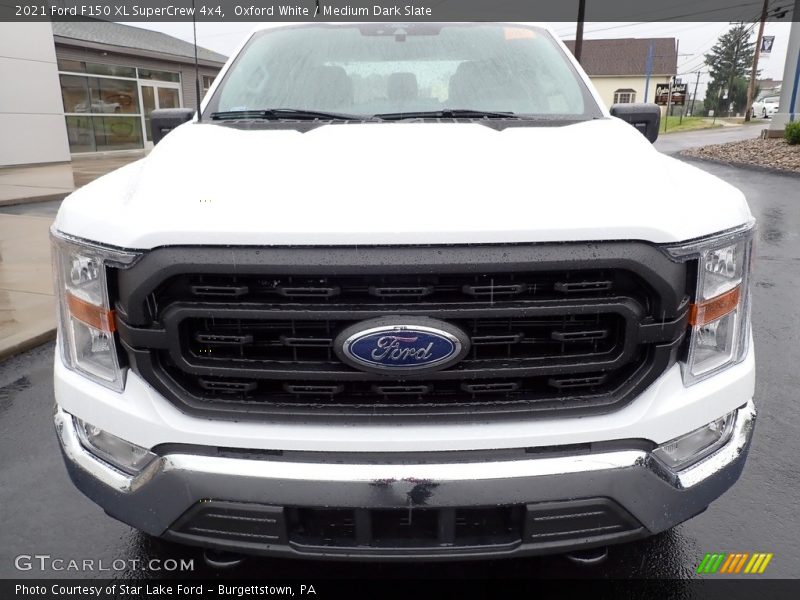 Oxford White / Medium Dark Slate 2021 Ford F150 XL SuperCrew 4x4