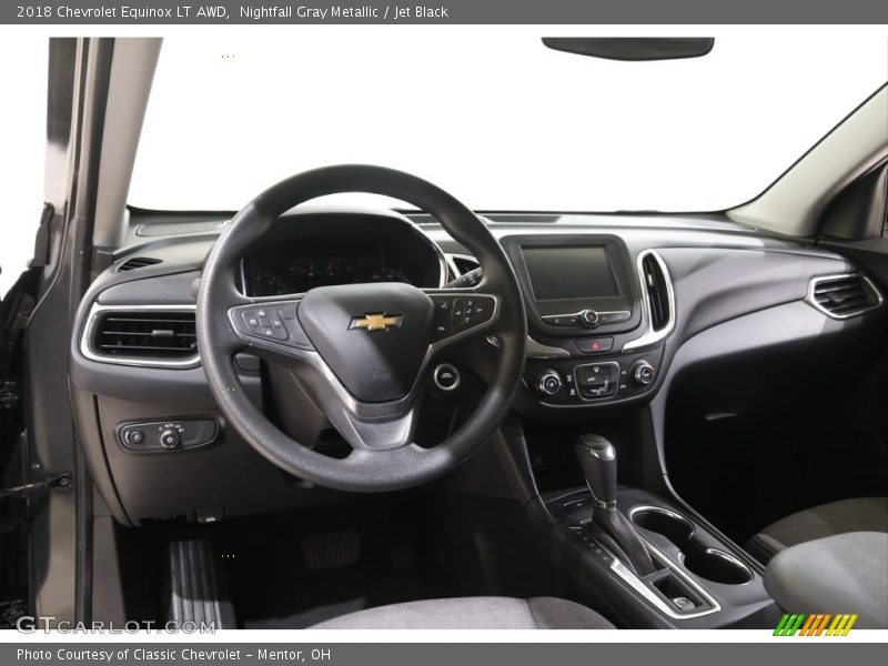 Nightfall Gray Metallic / Jet Black 2018 Chevrolet Equinox LT AWD