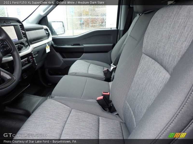 Oxford White / Medium Dark Slate 2021 Ford F150 XL SuperCrew 4x4