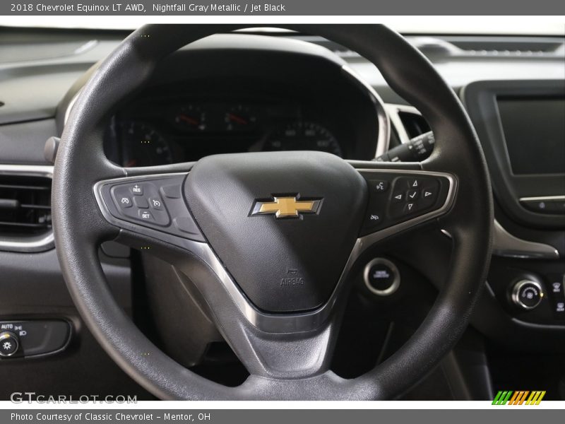 Nightfall Gray Metallic / Jet Black 2018 Chevrolet Equinox LT AWD