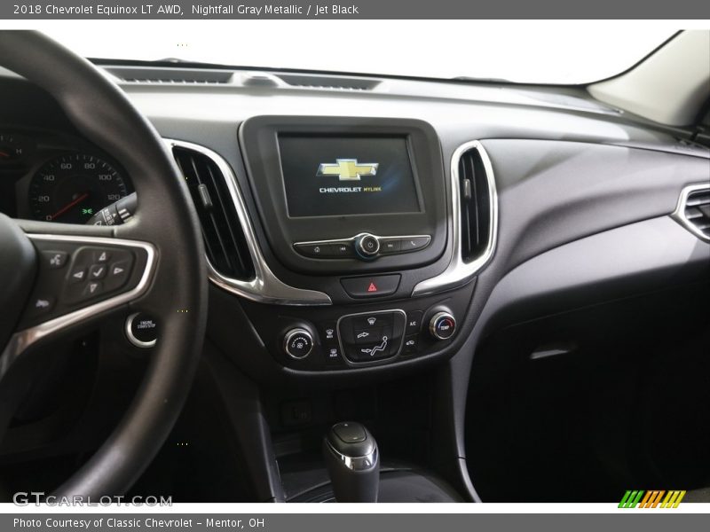 Nightfall Gray Metallic / Jet Black 2018 Chevrolet Equinox LT AWD