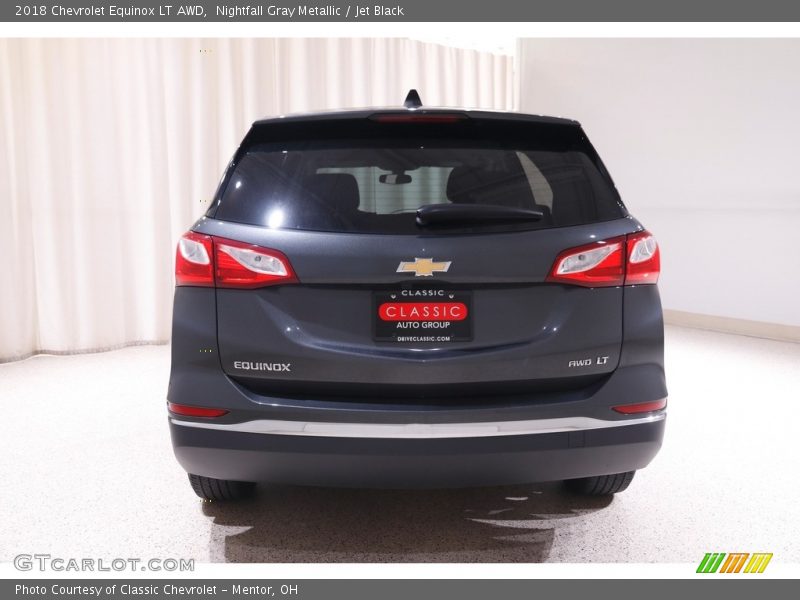 Nightfall Gray Metallic / Jet Black 2018 Chevrolet Equinox LT AWD