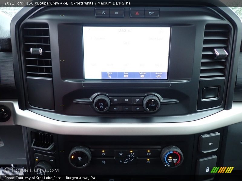 Oxford White / Medium Dark Slate 2021 Ford F150 XL SuperCrew 4x4