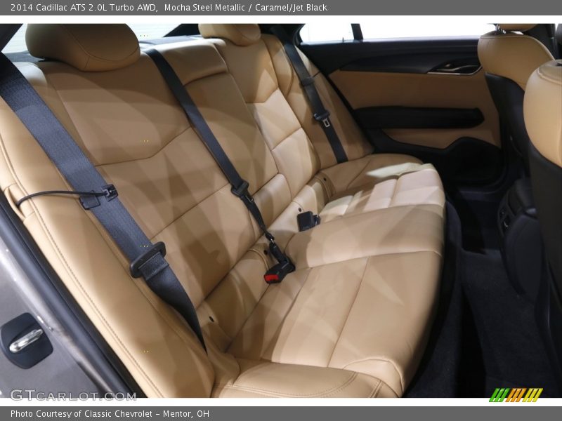 Mocha Steel Metallic / Caramel/Jet Black 2014 Cadillac ATS 2.0L Turbo AWD