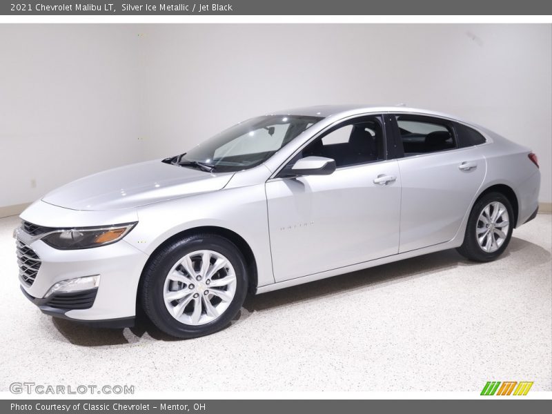 Silver Ice Metallic / Jet Black 2021 Chevrolet Malibu LT