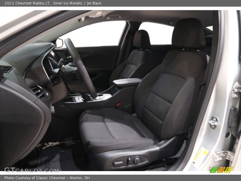 Silver Ice Metallic / Jet Black 2021 Chevrolet Malibu LT