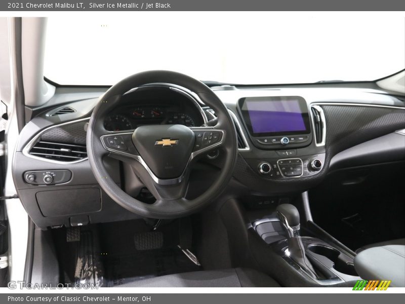 Silver Ice Metallic / Jet Black 2021 Chevrolet Malibu LT