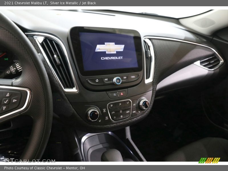 Silver Ice Metallic / Jet Black 2021 Chevrolet Malibu LT