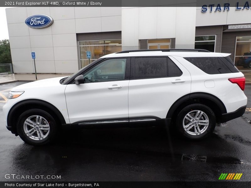 Oxford White / Ebony 2021 Ford Explorer XLT 4WD