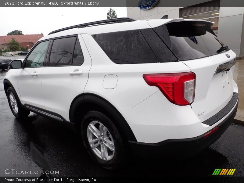 Oxford White / Ebony 2021 Ford Explorer XLT 4WD