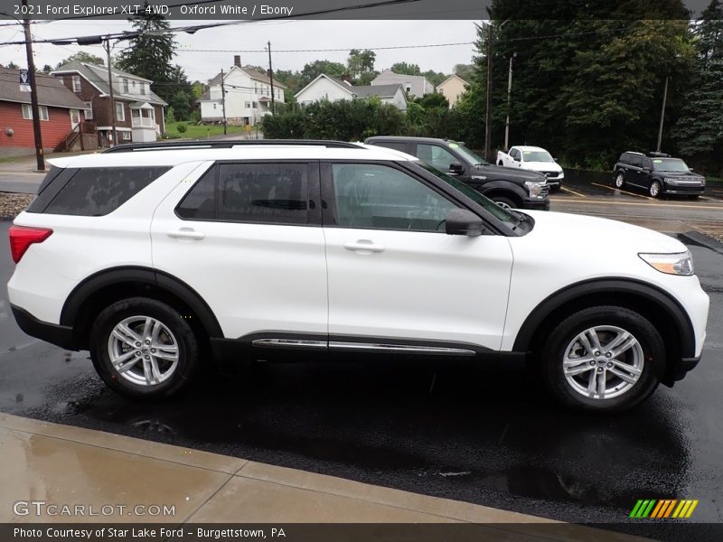 Oxford White / Ebony 2021 Ford Explorer XLT 4WD