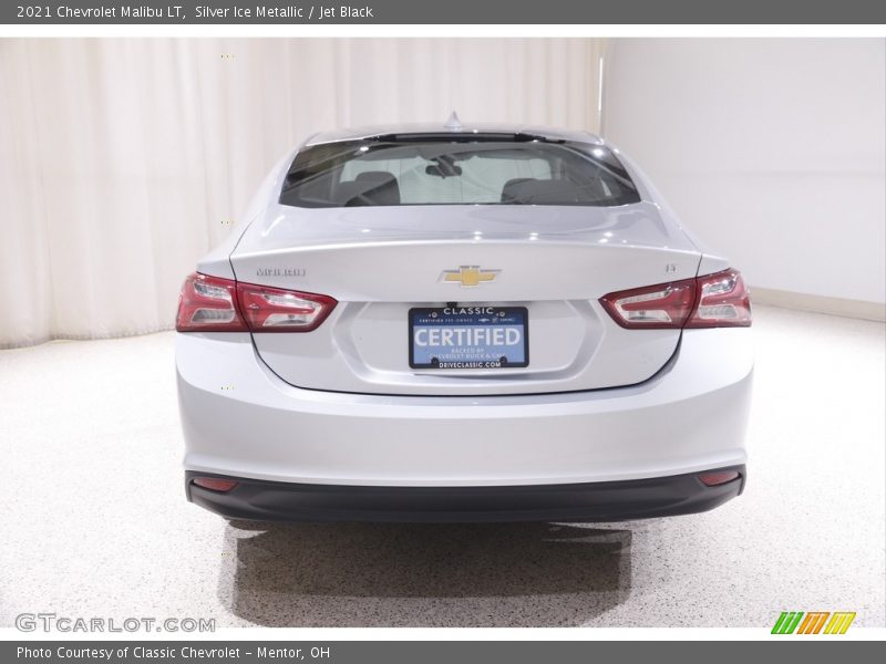 Silver Ice Metallic / Jet Black 2021 Chevrolet Malibu LT