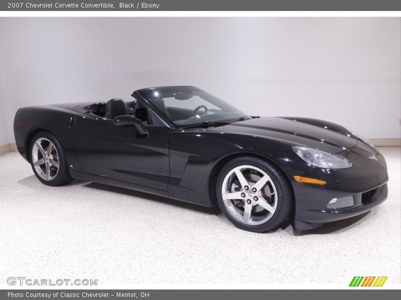 Black / Ebony 2007 Chevrolet Corvette Convertible