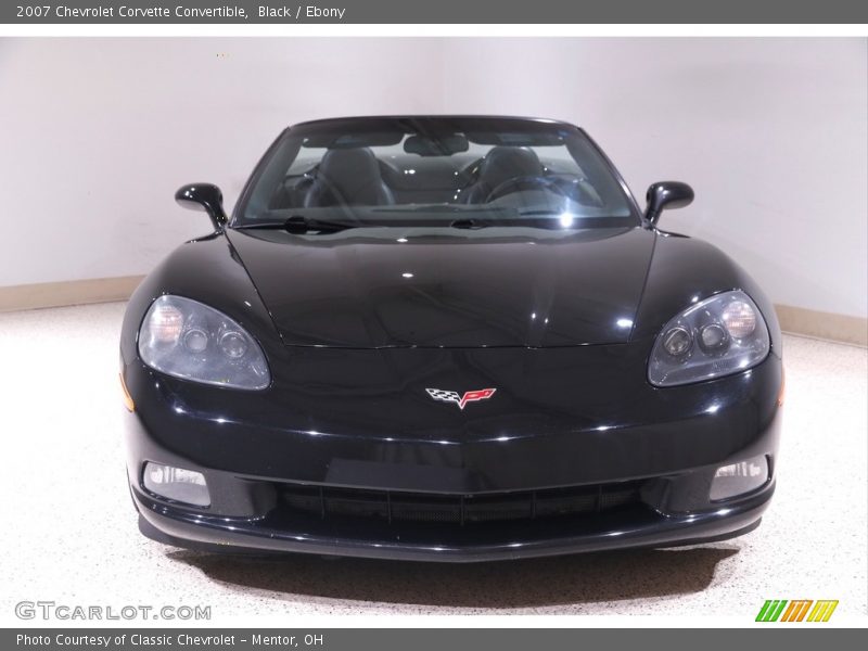 Black / Ebony 2007 Chevrolet Corvette Convertible