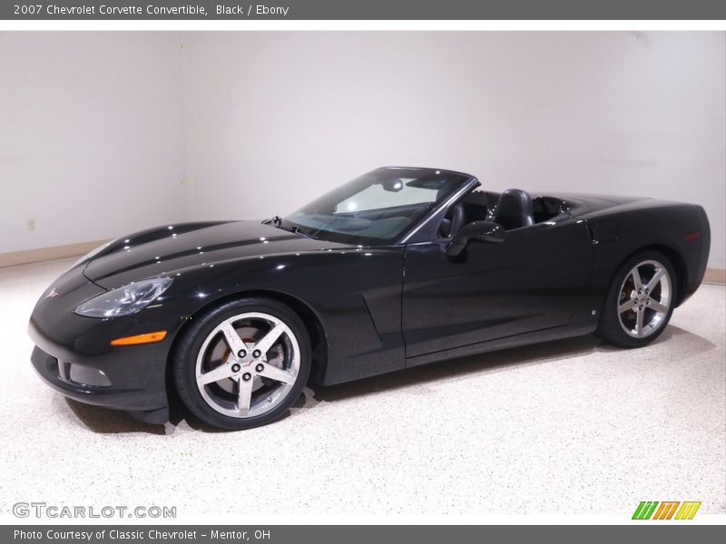 Black / Ebony 2007 Chevrolet Corvette Convertible