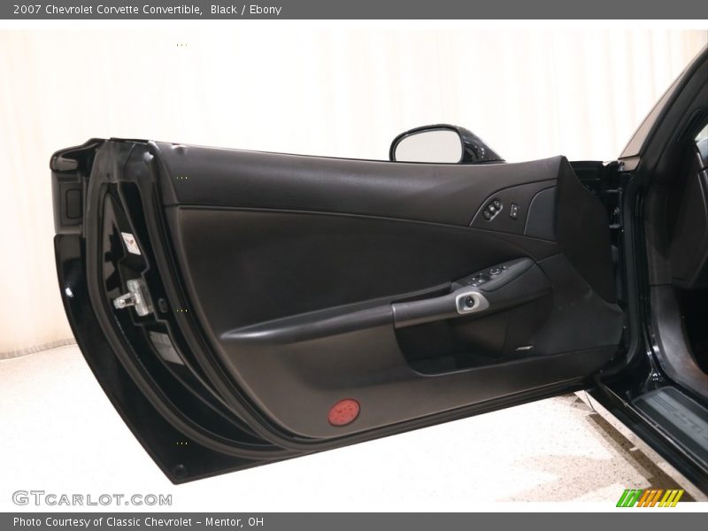 Black / Ebony 2007 Chevrolet Corvette Convertible