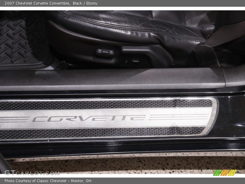 Black / Ebony 2007 Chevrolet Corvette Convertible