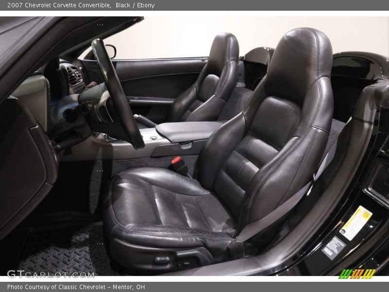 Black / Ebony 2007 Chevrolet Corvette Convertible