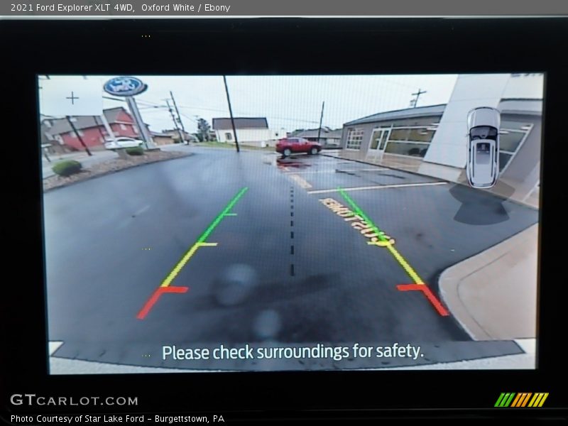 Oxford White / Ebony 2021 Ford Explorer XLT 4WD