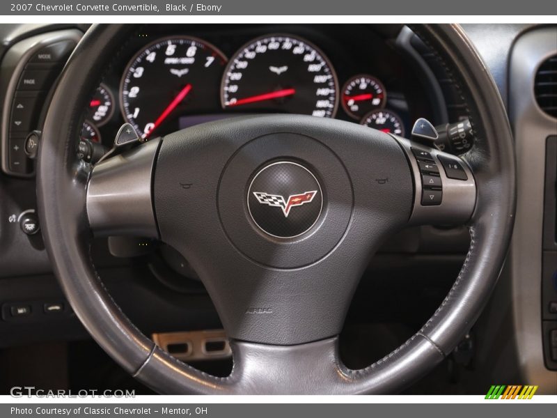 Black / Ebony 2007 Chevrolet Corvette Convertible