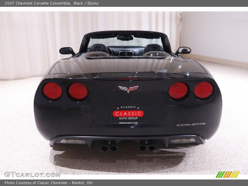 Black / Ebony 2007 Chevrolet Corvette Convertible