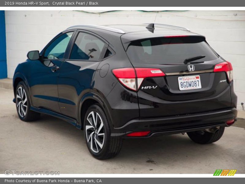 Crystal Black Pearl / Black 2019 Honda HR-V Sport
