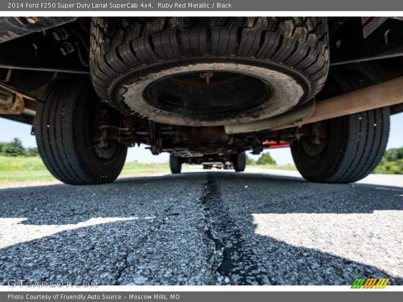 Ruby Red Metallic / Black 2014 Ford F250 Super Duty Lariat SuperCab 4x4