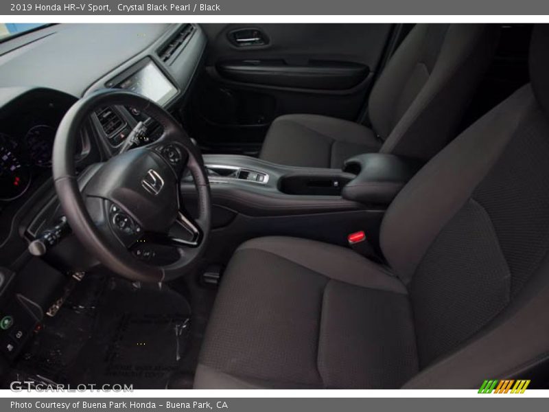 Crystal Black Pearl / Black 2019 Honda HR-V Sport