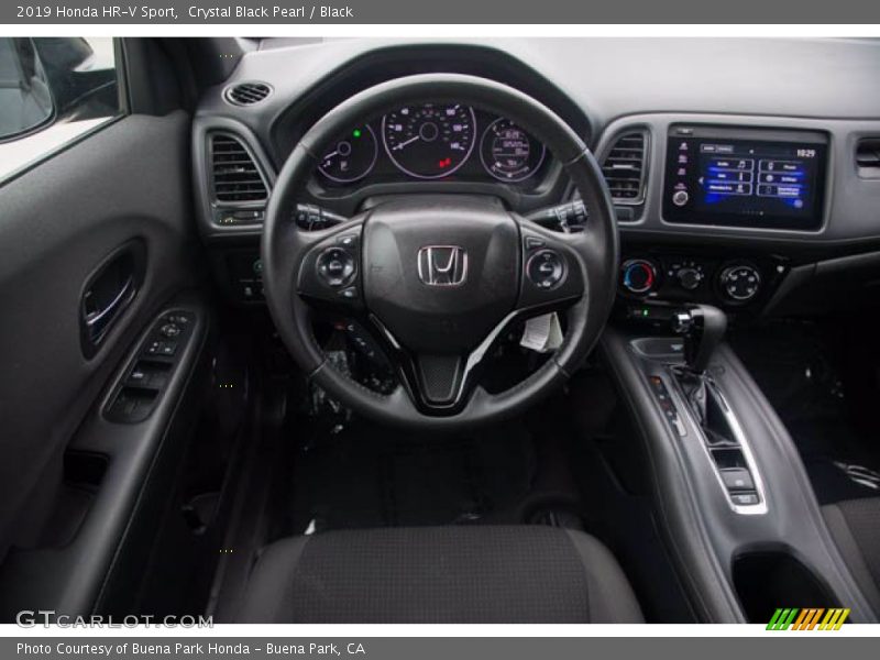 Crystal Black Pearl / Black 2019 Honda HR-V Sport