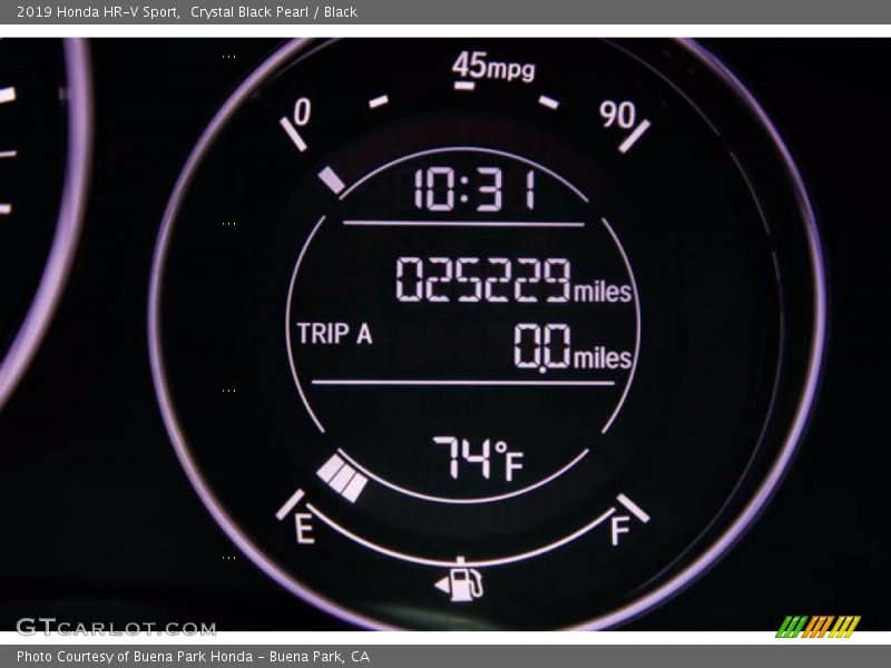 Crystal Black Pearl / Black 2019 Honda HR-V Sport