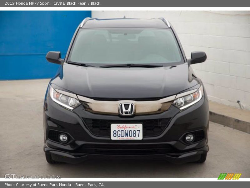Crystal Black Pearl / Black 2019 Honda HR-V Sport