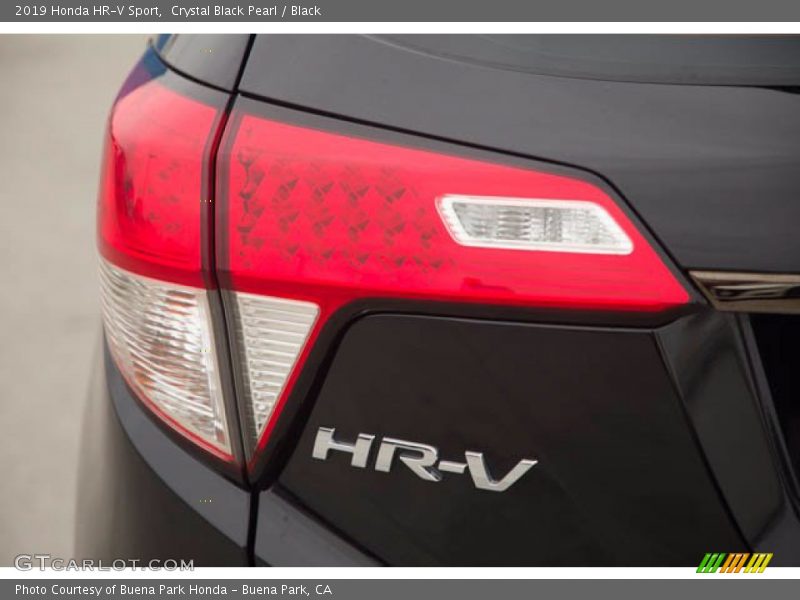 Crystal Black Pearl / Black 2019 Honda HR-V Sport