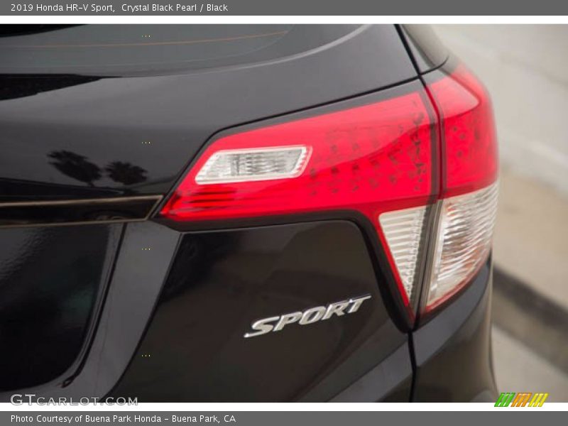 Crystal Black Pearl / Black 2019 Honda HR-V Sport