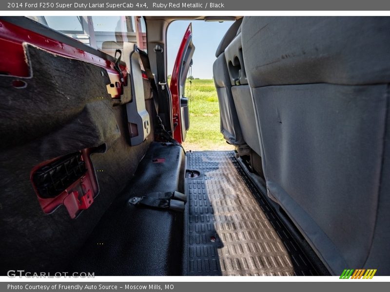 Ruby Red Metallic / Black 2014 Ford F250 Super Duty Lariat SuperCab 4x4