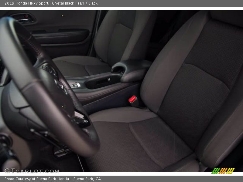 Crystal Black Pearl / Black 2019 Honda HR-V Sport