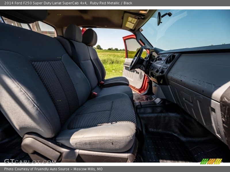 Ruby Red Metallic / Black 2014 Ford F250 Super Duty Lariat SuperCab 4x4