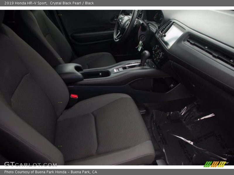 Crystal Black Pearl / Black 2019 Honda HR-V Sport